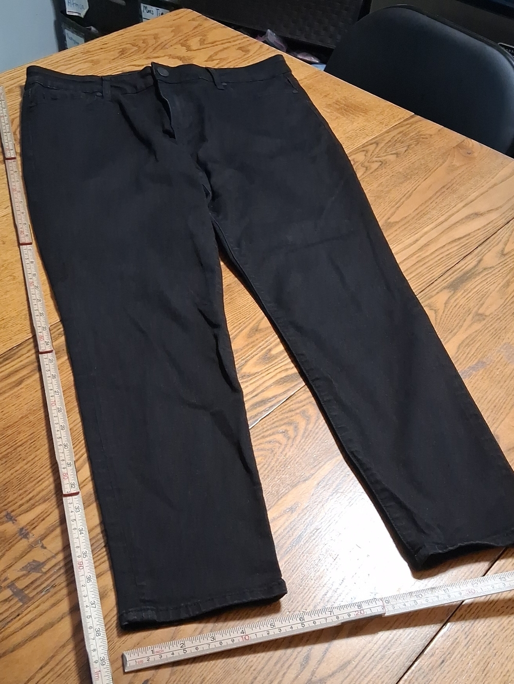 KUT FROM THE KLOTH Jeans Women 14 BLACK DONNA Denim Used Ankle SKINNY HIGH RISE
